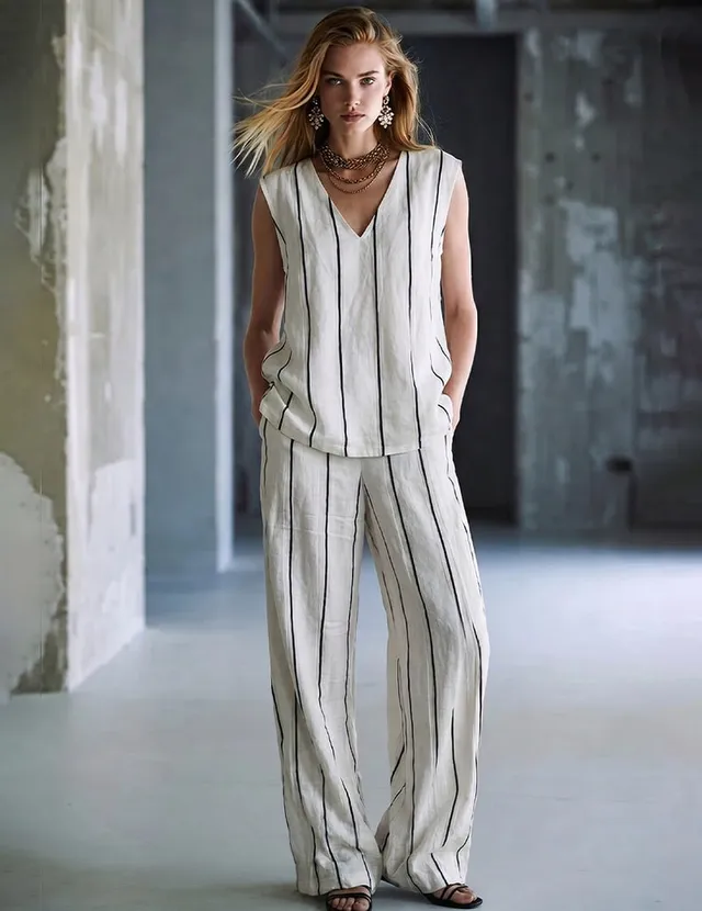 ekouaer-jumpsuits-overall-langarm-slim-gerippt image 1