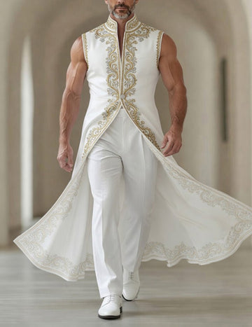 ekouaer-men-paisley-tailcoat-weste-wei-rmellos-stehkragen image 5