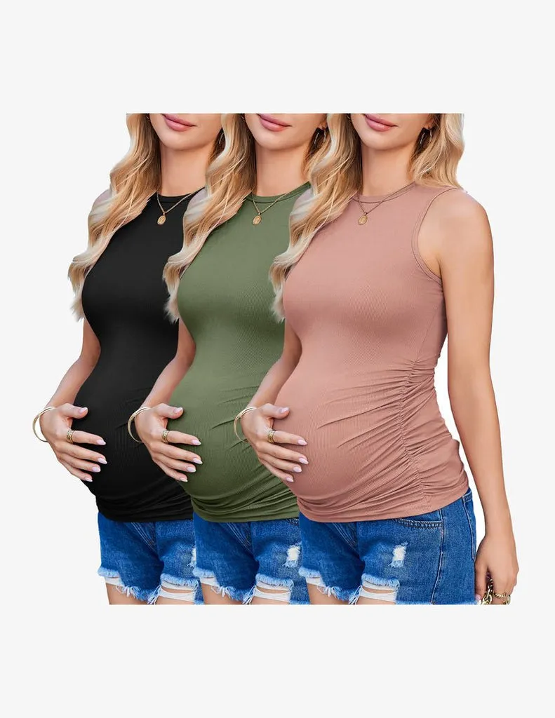 ekouaer-maternity-umstandstops-3er-pack-gerippt image 1
