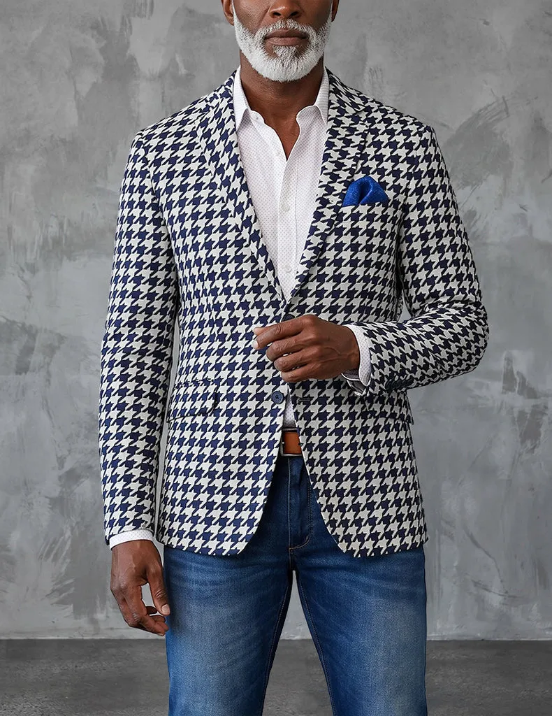 ekouaer-blazer-herren-paisley-blau-slim-fit-sakko image 1
