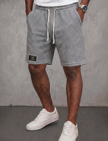 ekouaer-men-waffle-shorts-herren-waffelstruktur-mit-taschen image 3
