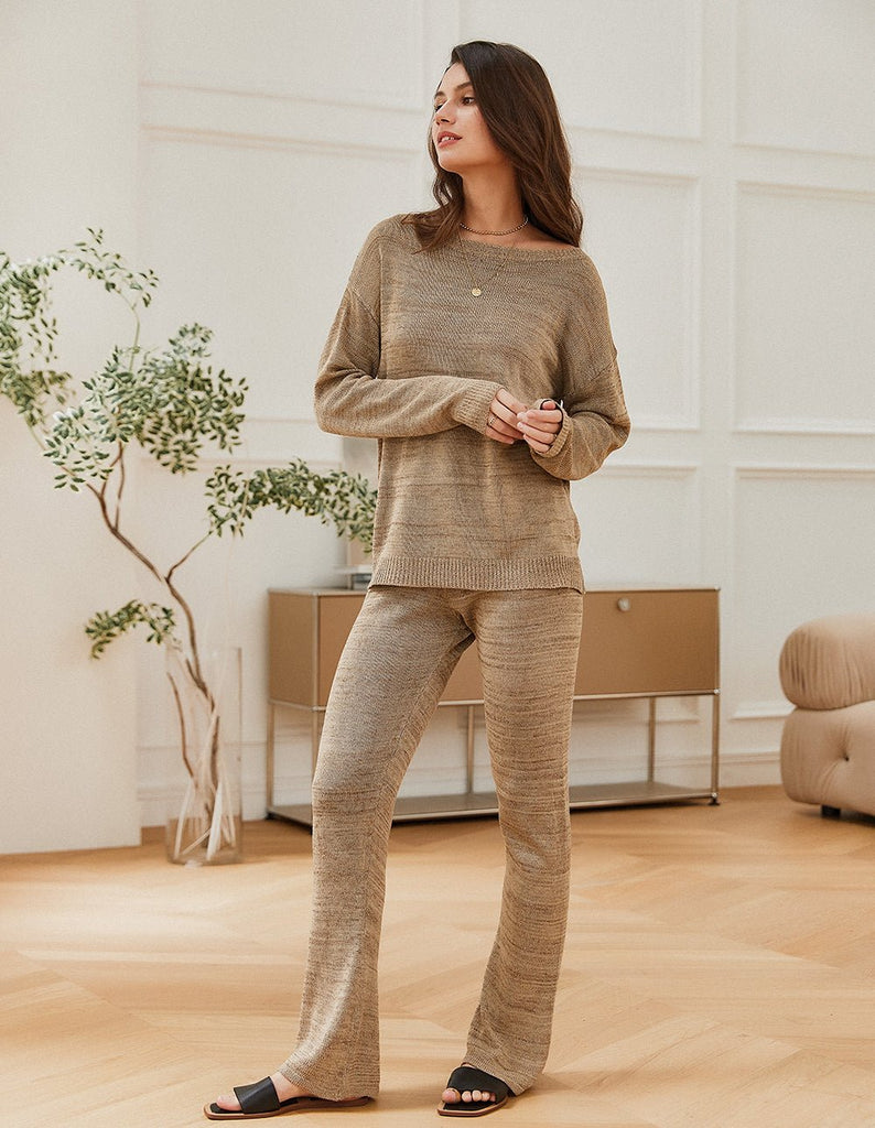 ekouaer-pajama-sets-soft-lounge-schlafanzug-2-teilig-weich image 1