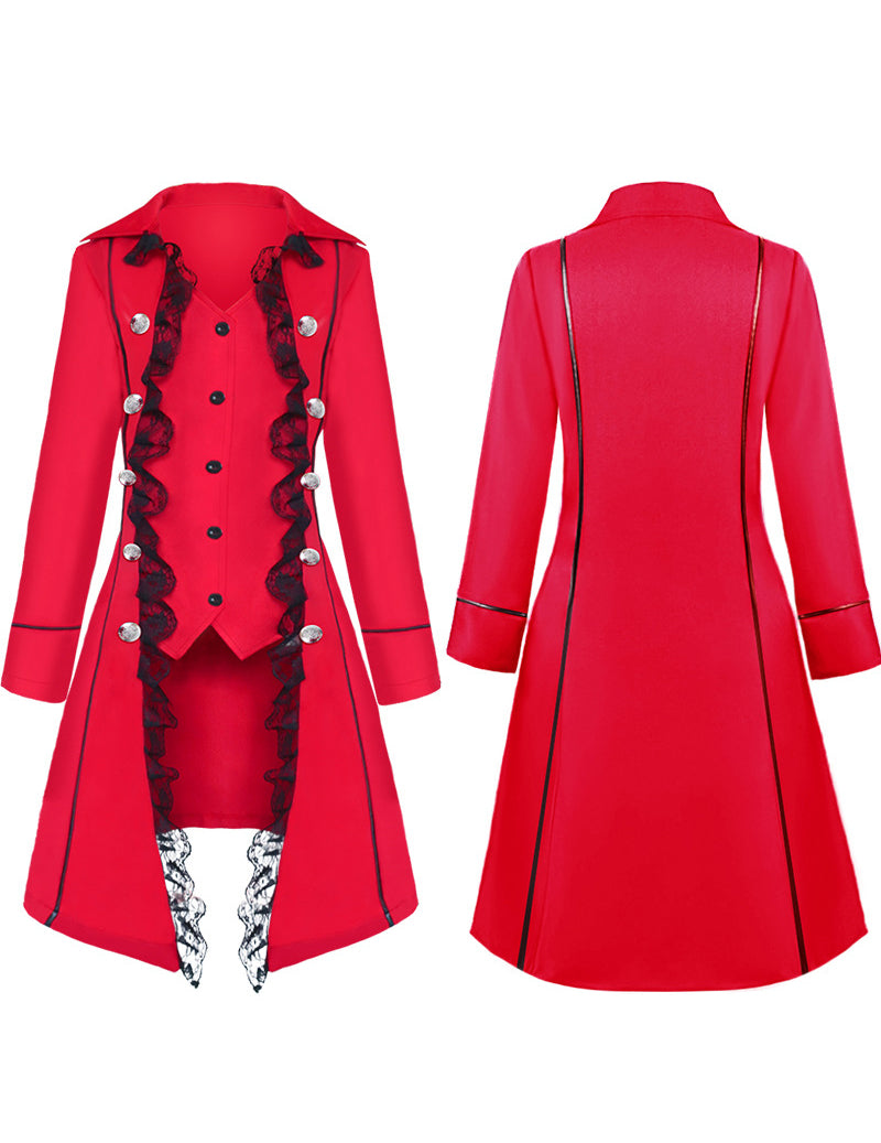 ekouaer-gothic-victorian-kost-mjacke-spitze-asymmetrisch image 2