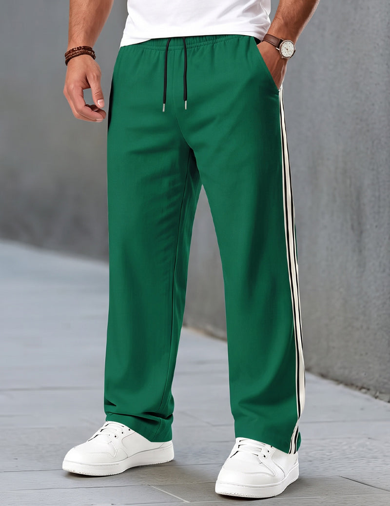 ekouaer-men-jogger-herren-navy-blue-streifen-taschen image 5