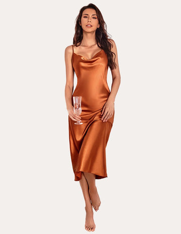 ekouaer-nightgowns-spaghetti-strap-satin-nachthemd-schwarz-lang image 5
