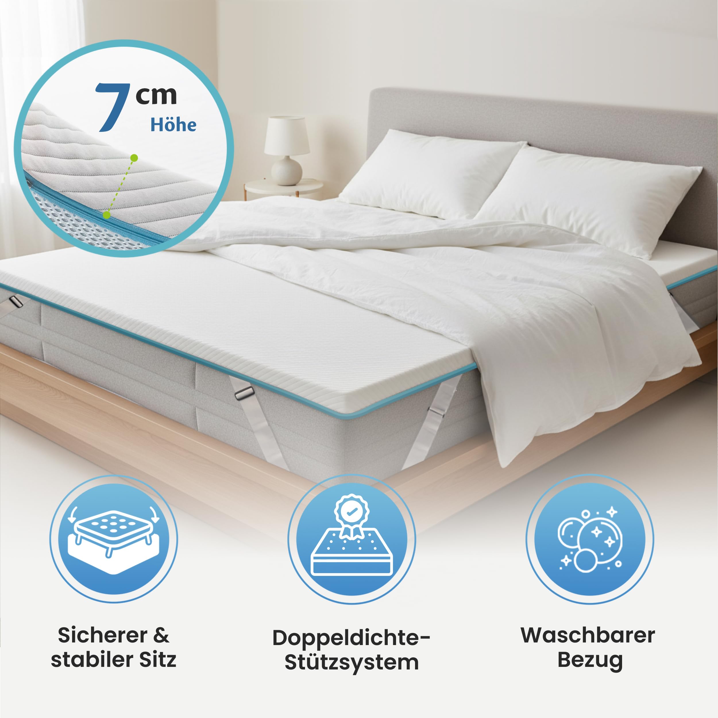 ella-bettbezug-topper-100x200-matratzentopper-gel-7cm-h2-h3 image 3