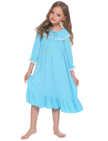 ekouaer-nightgowns-princess-nachthemd-m-dchen-prinzessin image 3
