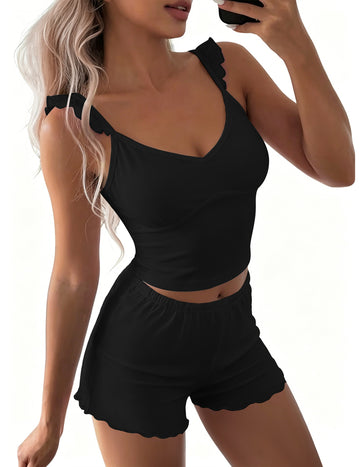ekouaer-pajama-sets-sommer-schlafanzug-bh-r-schen image 3