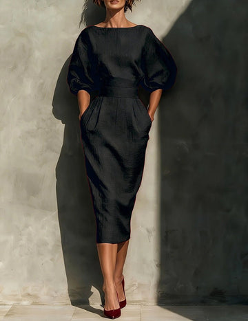 ekouaer-nightgowns-puff-rmel-midikleid-boot-ausschnitt image 7