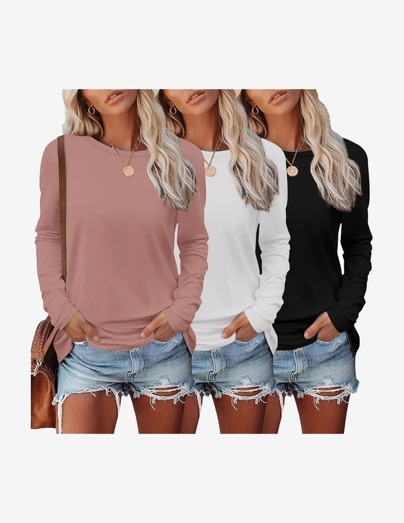 ekouaer-thermals-langarmshirt-3er-pack-rundhals-polyester image 1