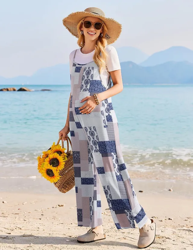 ekouaer-jumpsuits-boho-wide-leg-overall-blumen-rmellos image 1