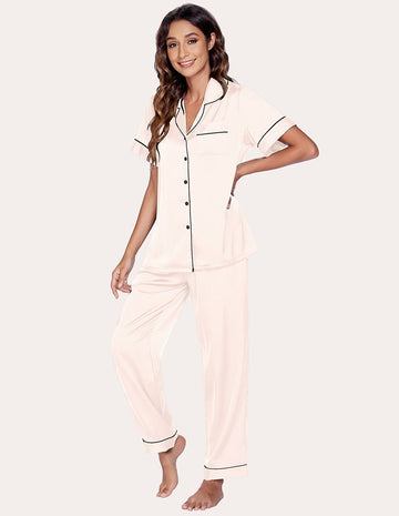 ekouaer-satin-3-teiliges-schlafanzug-set-shorts-hose image 8