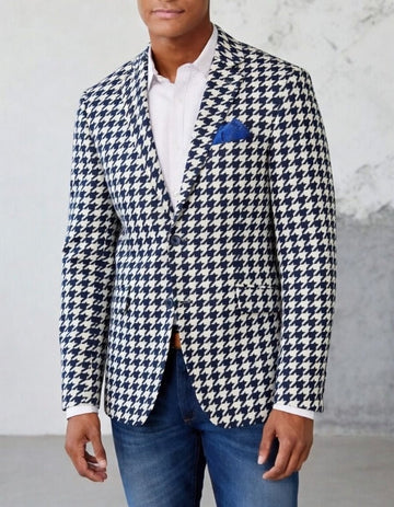 ekouaer-blazer-herren-paisley-blau-slim-fit-sakko image 3