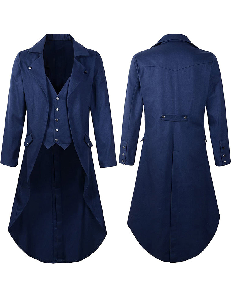 ekouaer-men-frack-kost-mjacke-steampunk-gothic-halloween image 7