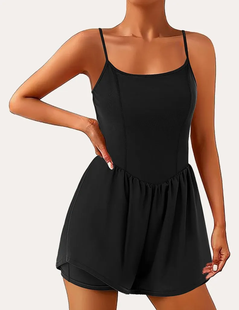 ekouaer-jumpsuits-athletic-jumpsuit-kurz-mit-shorts-sommer image 1