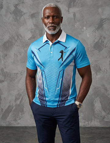 ekouaer-men-golf-polo-poloshirt-hellblau-slim-fit image 2