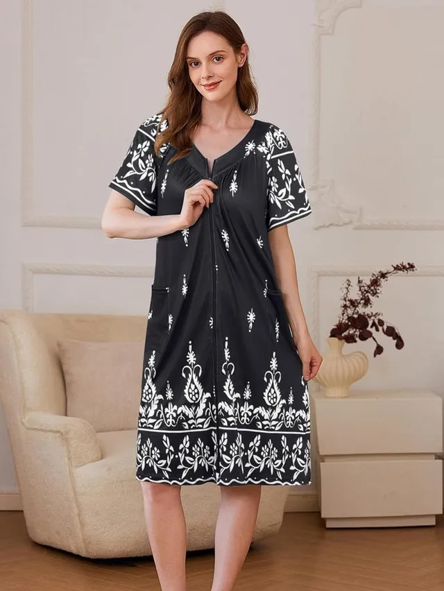 ekouaer-robes-bademantel-mit-rei-verschluss-gebl-mt image 1