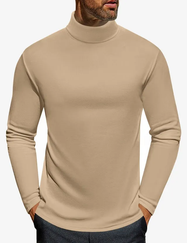 ekouaer-men-turtleneck-rollkragen-shirt-herren-schwarz-langarm image 1