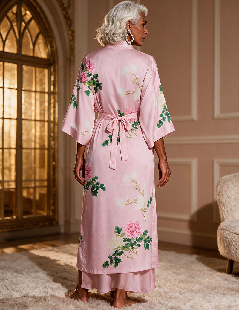 ekouaer-robes-satin-set-celestial-palace-kimono-nachthemd image 5