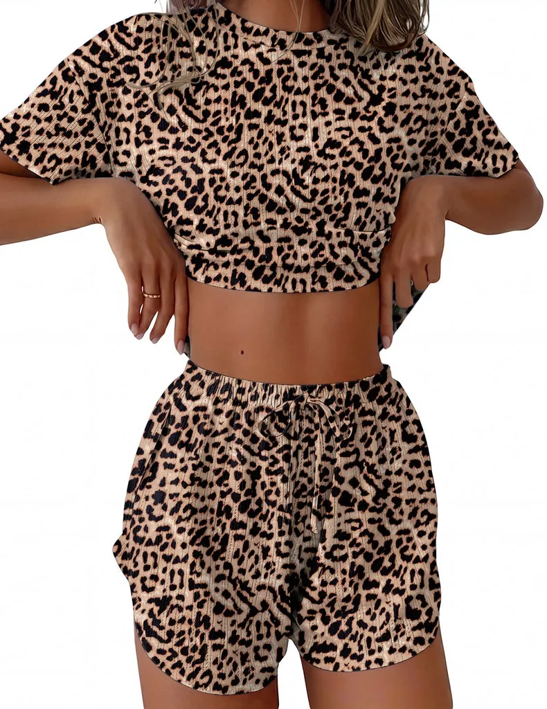 ekouaer-pajama-sets-ribbed-knit-pyjama-set-zweiteiler image 1