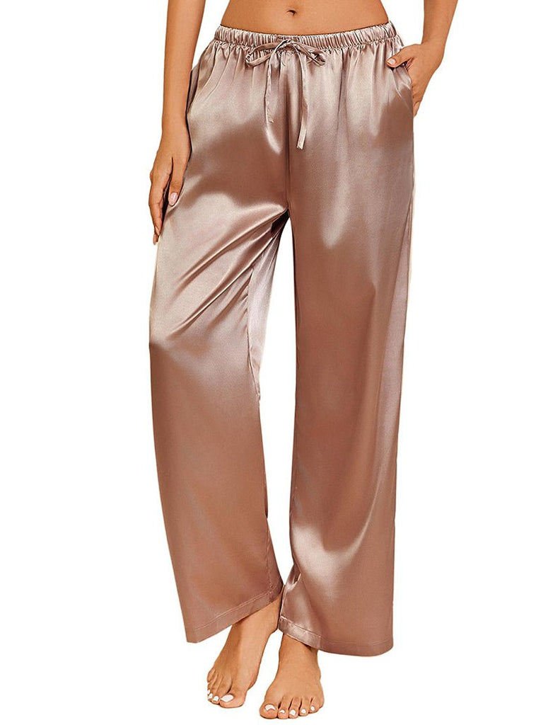 ekouaer-pajama-sets-satin-pyjamahose-weit-taschen image 1