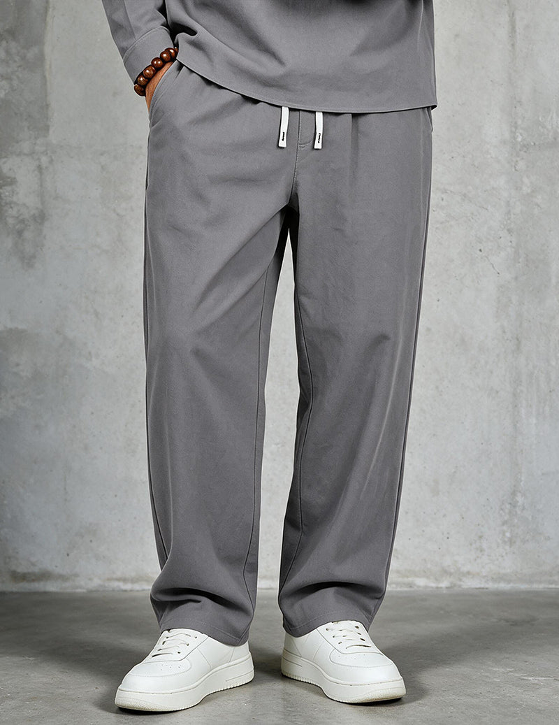 ekouaer-men-leinenhose-herren-weit-kordel-wei-leinenmix image 4