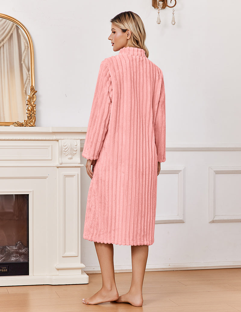 ekouaer-robes-bademantel-fleece-rei-verschluss-warm image 4