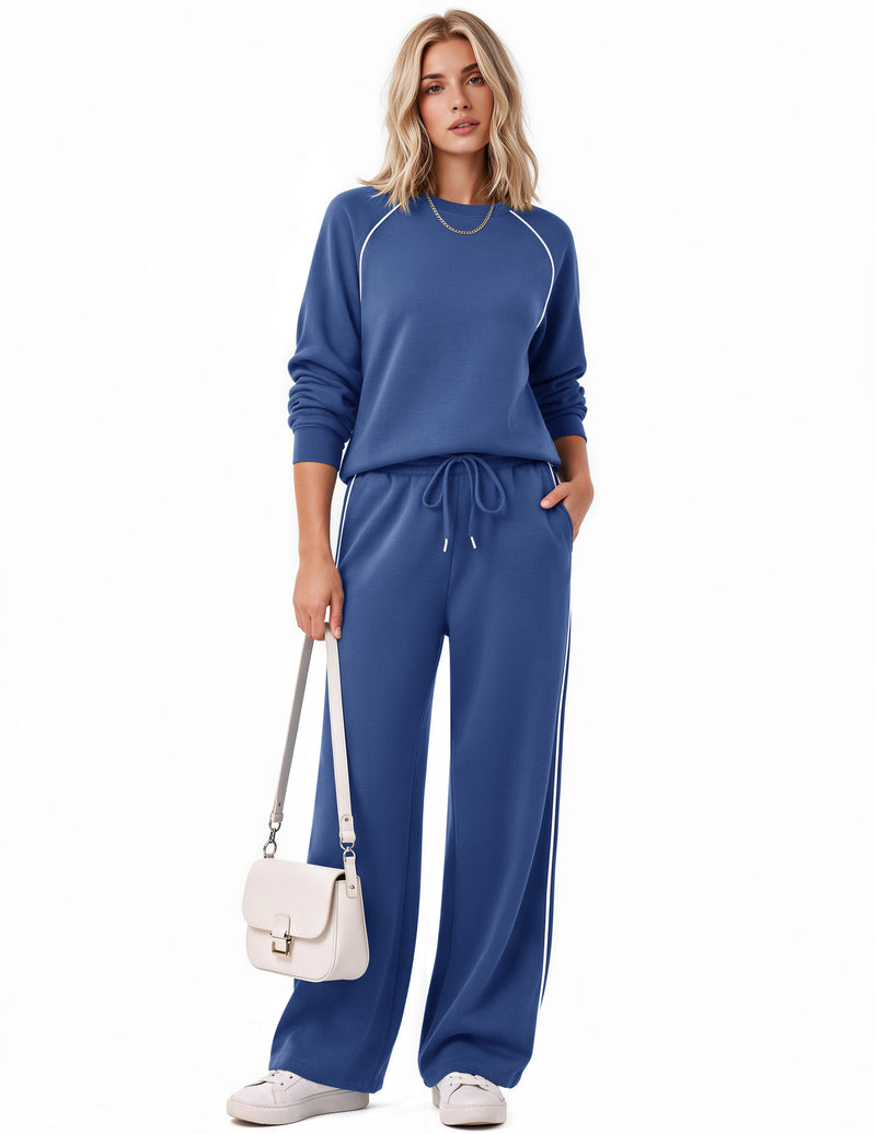 ekouaer-pajama-sets-wide-leg-schlafanzug-langarm-warm image 6