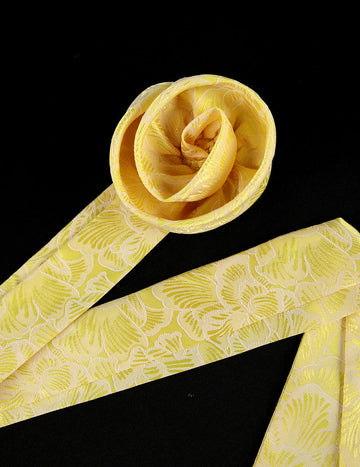 ekouaer-jacquard-top-v-ausschnitt-gelb-bodycon image 7