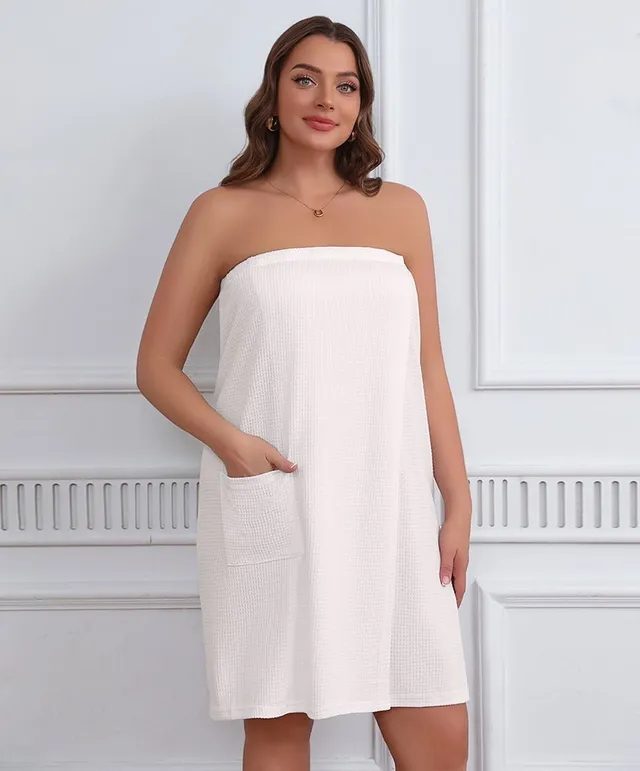 ekouaer-robes-waffle-bath-wrap-badeumhang-mit-tasche image 1
