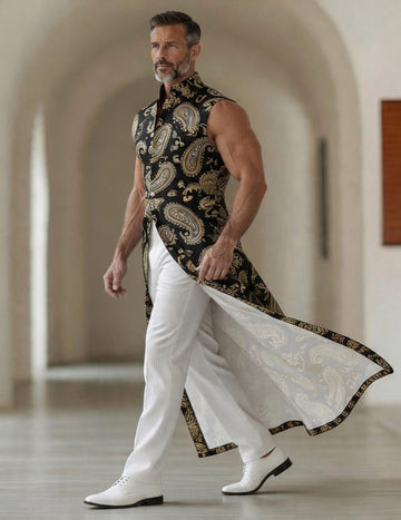 ekouaer-men-pfau-paisley-frack-weste-rmellos image 7