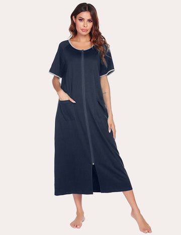 ekouaer-pajama-sets-loungewear-overall-taschen-kurzarm image 5