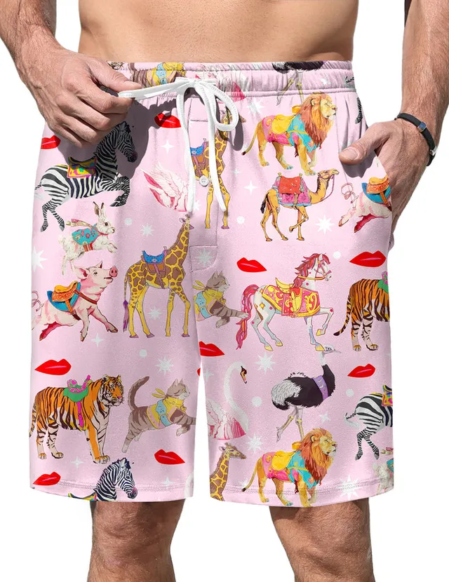 ekouaer-men-schlafshorts-mit-gummibund-atmungsaktiv image 1