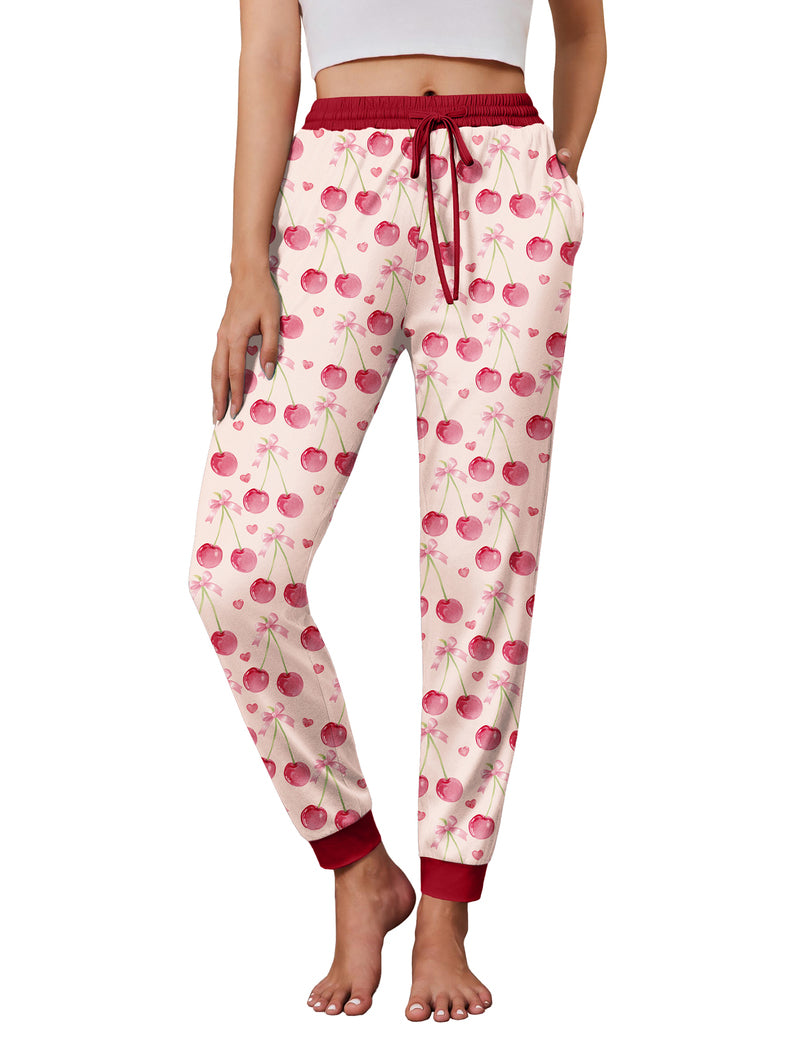 ekouaer-pajama-sets-jogger-braun-leopard-gr-s-xxl-mit-taschen image 5