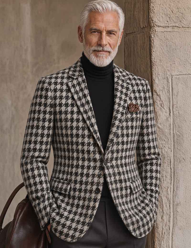 ekouaer-men-blazer-print-247-gemustert-polyester-4xl image 5