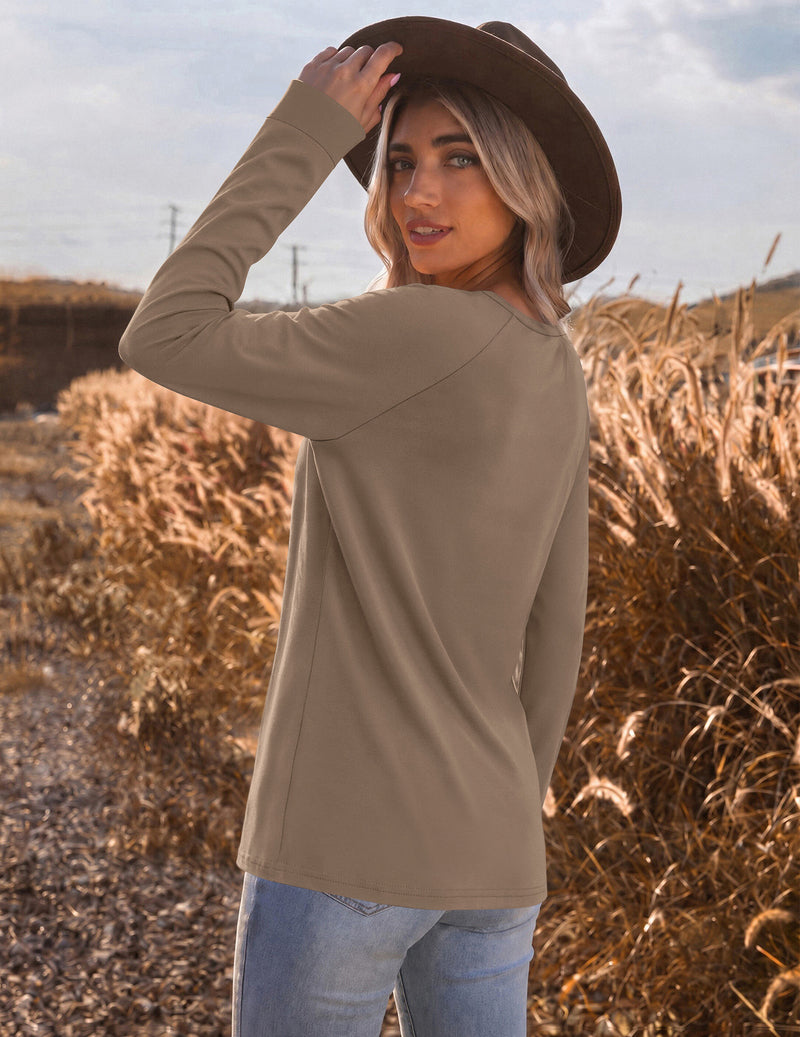 ekouaer-langarmshirt-colorblock-raglan-crew-neck-schwarz image 3