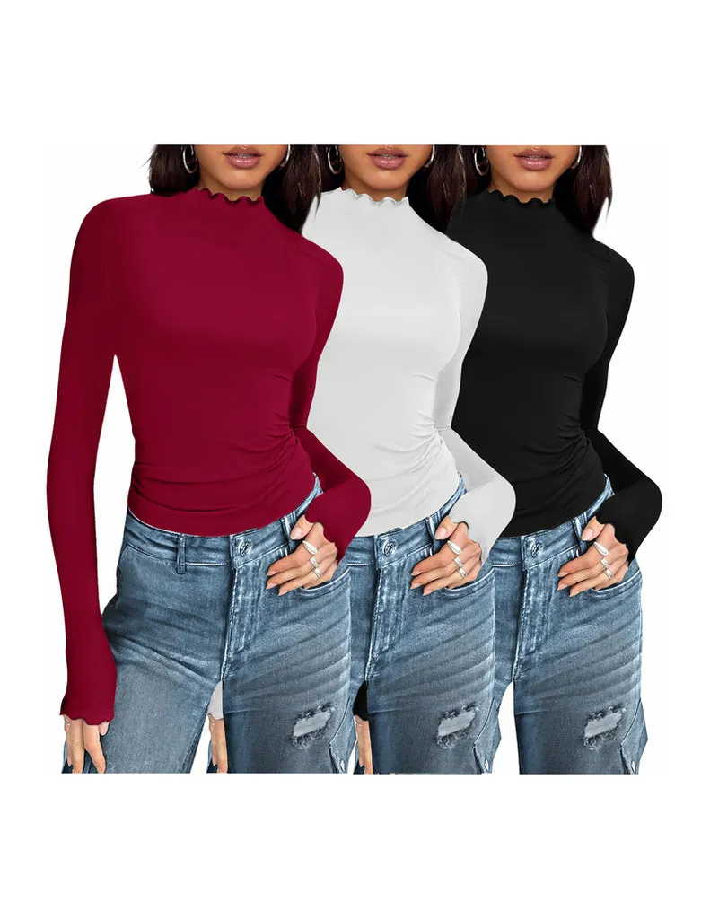 ekouaer-thermals-thermo-shirt-stehkragen-3er-pack-langarm image 1