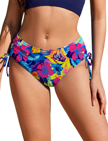 ekouaer-swimwear-bikinihose-mid-waist-badehose-dehnbar image 7