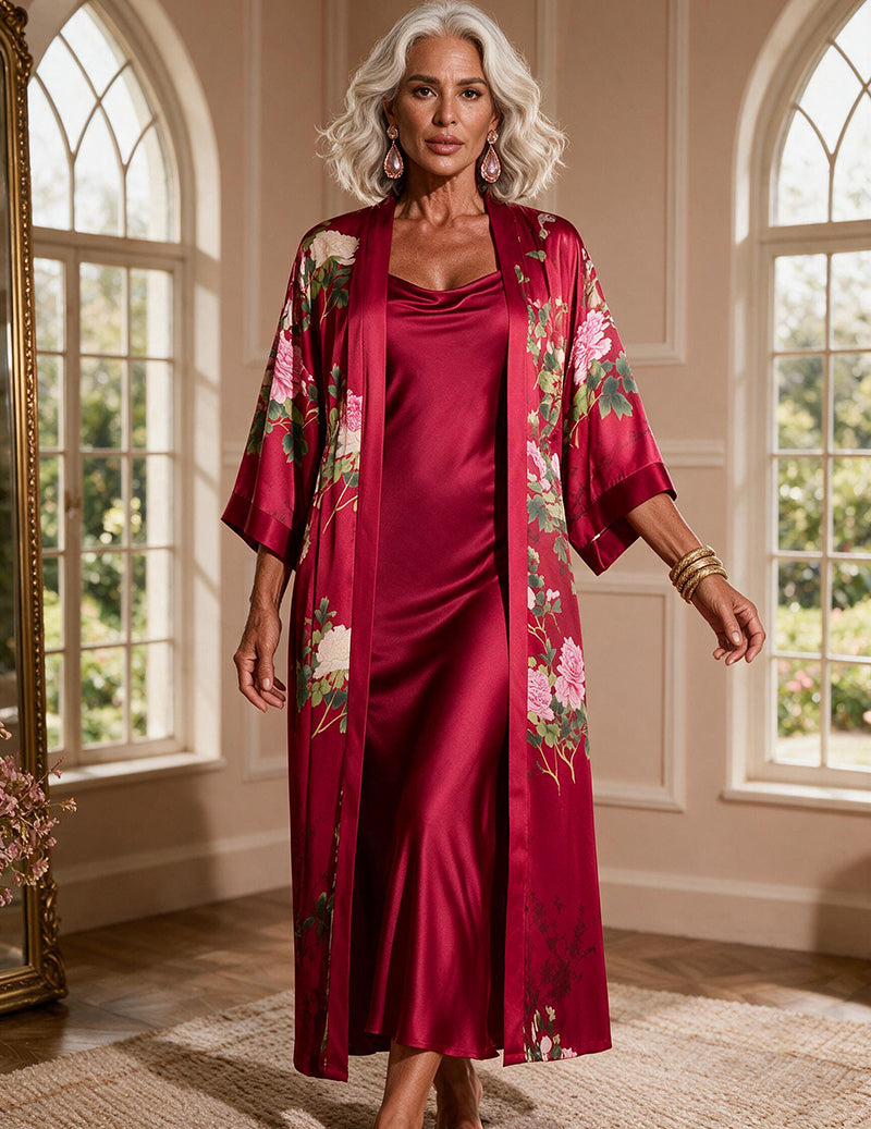 ekouaer-robes-satin-set-celestial-palace-kimono-nachthemd image 6