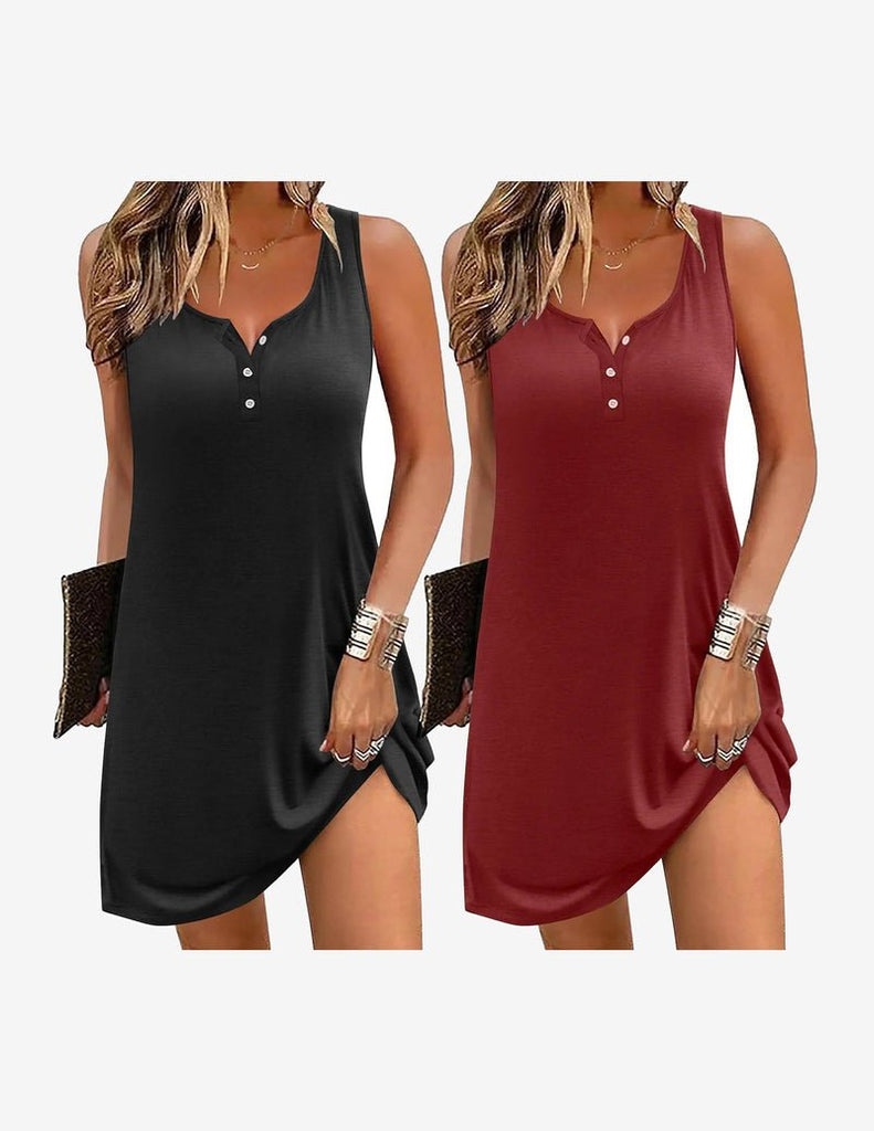 ekouaer-nightgowns-2-pack-sleep-dress-nachthemd-2er-set image 1