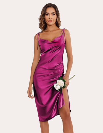 ekouaer-nightgowns-elegant-satin-midi-nachthemd-wasserfallausschnitt image 7