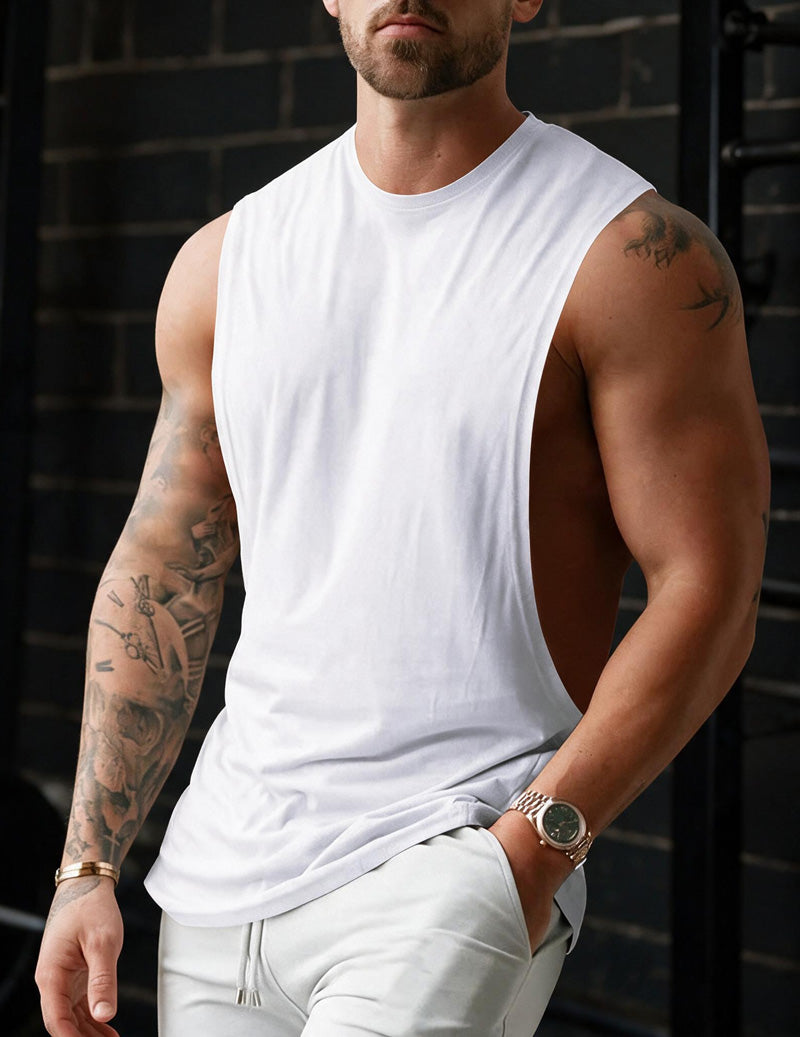 ekouaer-men-linen-tank-top-herren-wei-l-atmungsaktiv image 1