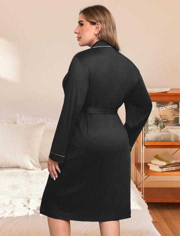 ekouaer-robes-bademantel-kimono-leicht-v-ausschnitt-plus-size image 7