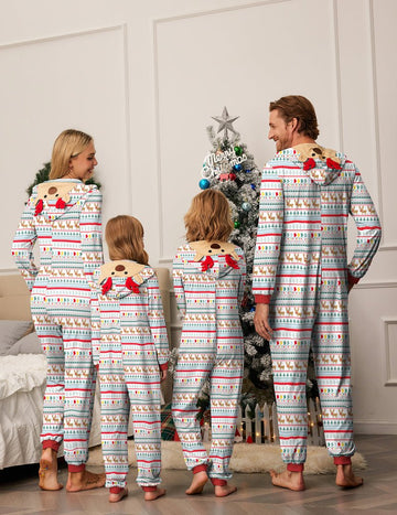 ekouaer-pajama-sets-weihnachts-onesie-rentier image 5