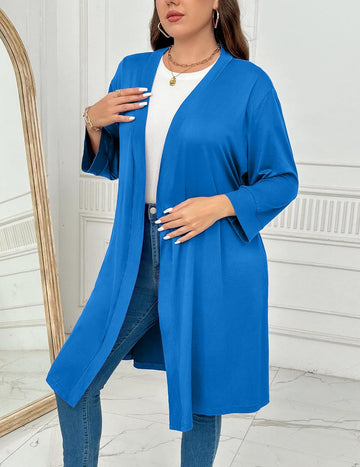 ekouaer-robes-plus-size-bademantel-knielang-leicht-mit-g-rtel image 3
