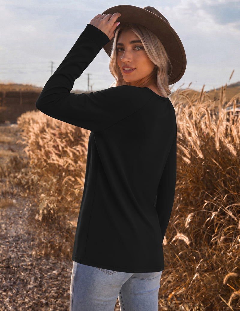 ekouaer-langarmshirt-colorblock-raglan-crew-neck-schwarz image 5
