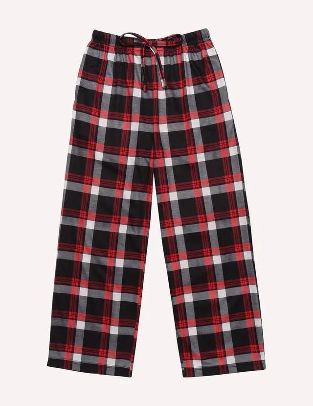 ekouaer-pajama-sets-jungen-pyjamahose-lang-kariert image 1
