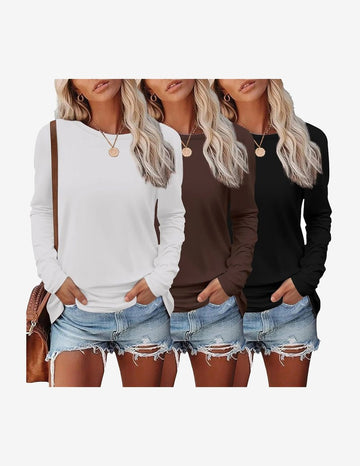 ekouaer-thermals-langarmshirt-3er-pack-rundhals-polyester image 2