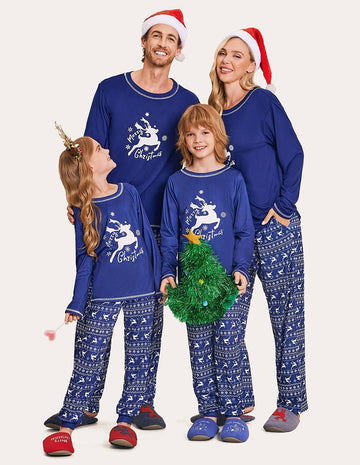 ekouaer-pajama-sets-familienpyjama-langarm-mit-print image 5