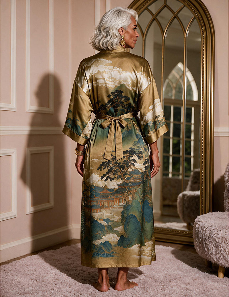 ekouaer-robes-satin-set-celestial-palace-kimono-nachthemd image 3